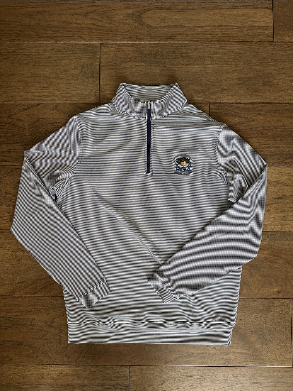 Peter Millar Performance Quarter-Zip, PGA Tour Men’s Stripe Quarter-Zip Pullover